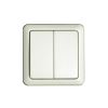 Wandschakelaar opbouw IP65 (2 knoppen)