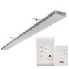 Heatstrip Elegance met dimmer remote