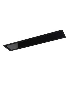 Inbouwset Burda Relax Glass Zwart/Zwart met dimmer