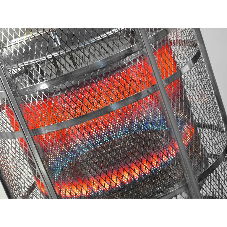 Eurom AREA Loungeheater vlam