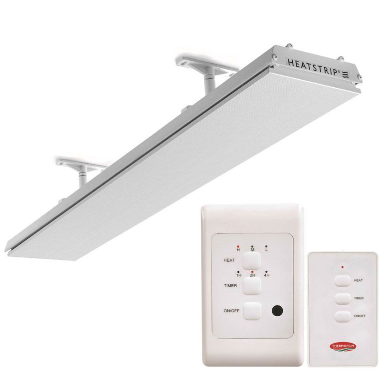 Heatstrip Elegance met dimmer remote