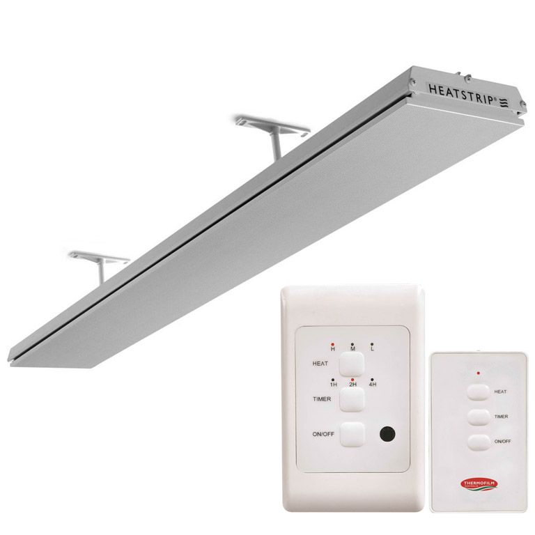 Heatstrip Elegance met dimmer remote