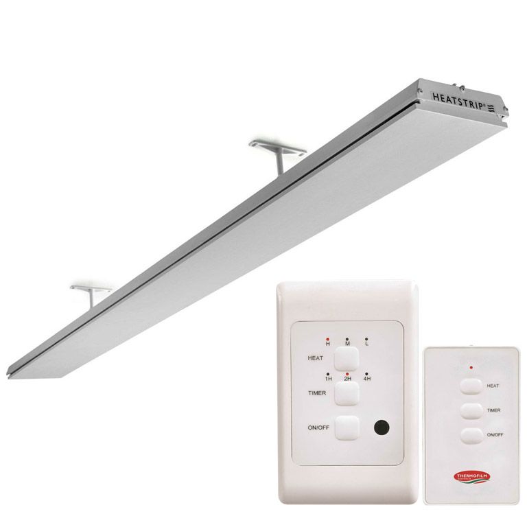 Heatstrip Elegance met dimmer remote
