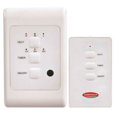 Heatstrip Remote control met timer en dimmer