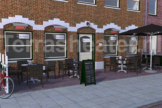 Terrasverwarming Horeca terras