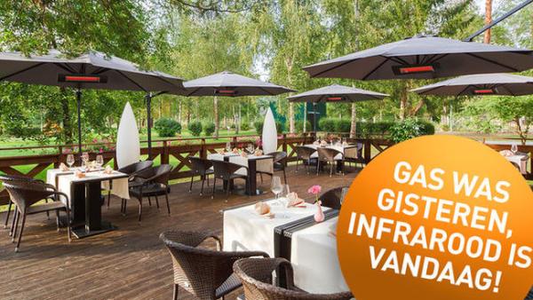 Terrasverwarming voor de Horeca