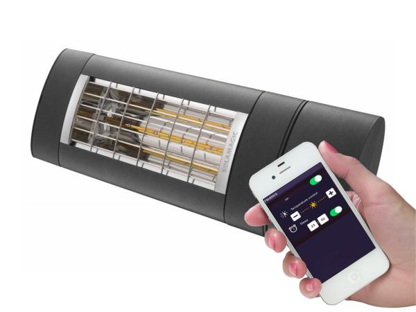 Draadloze aansturing van terrasheaters